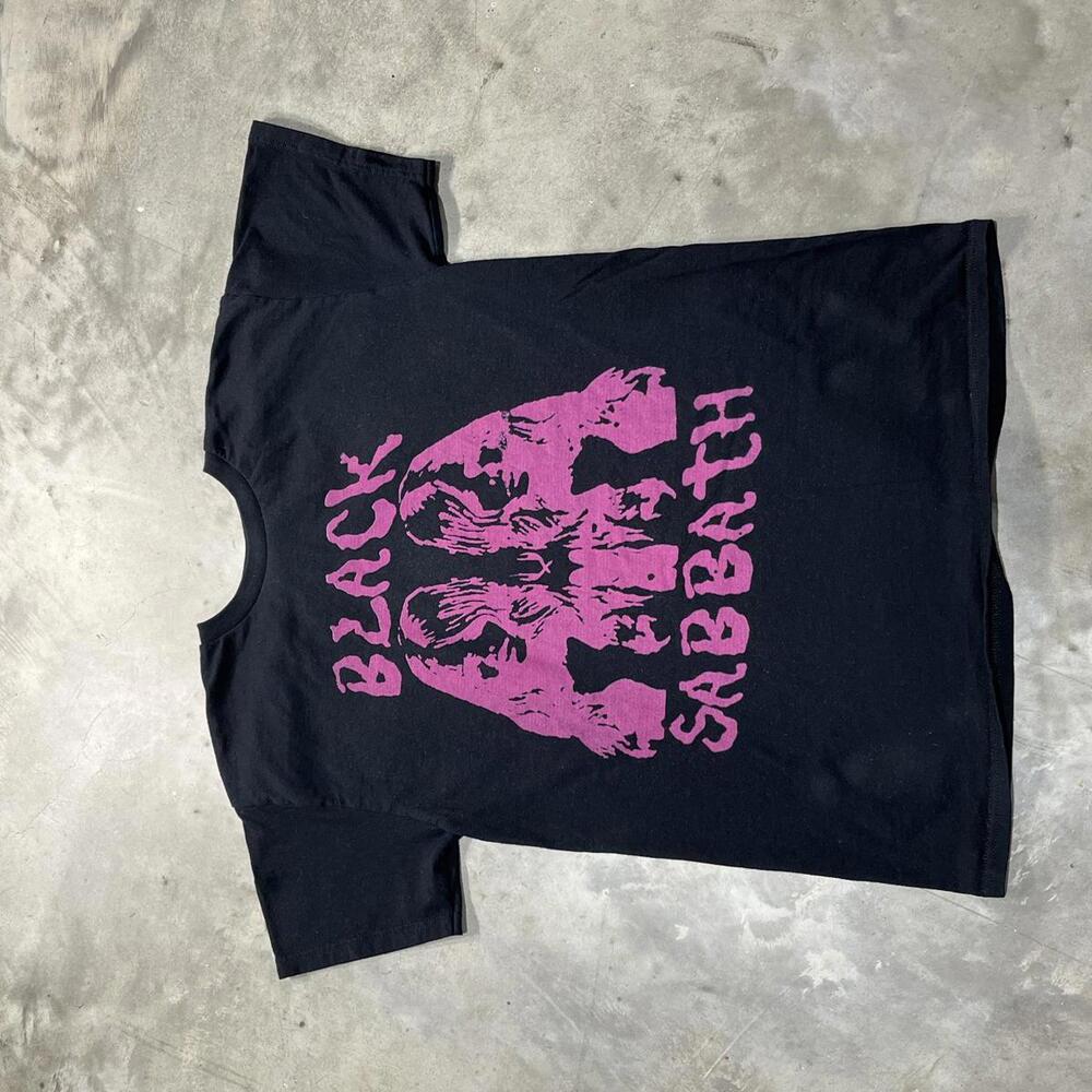 Black Sabbath Graphic Tee - Pink on Black - Picture 2 of 4